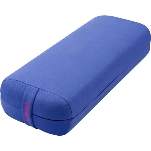 Simian Rectangular Yoga Bolster Cushion Velvet Cover for Meditation Support - Picture 1 of 8